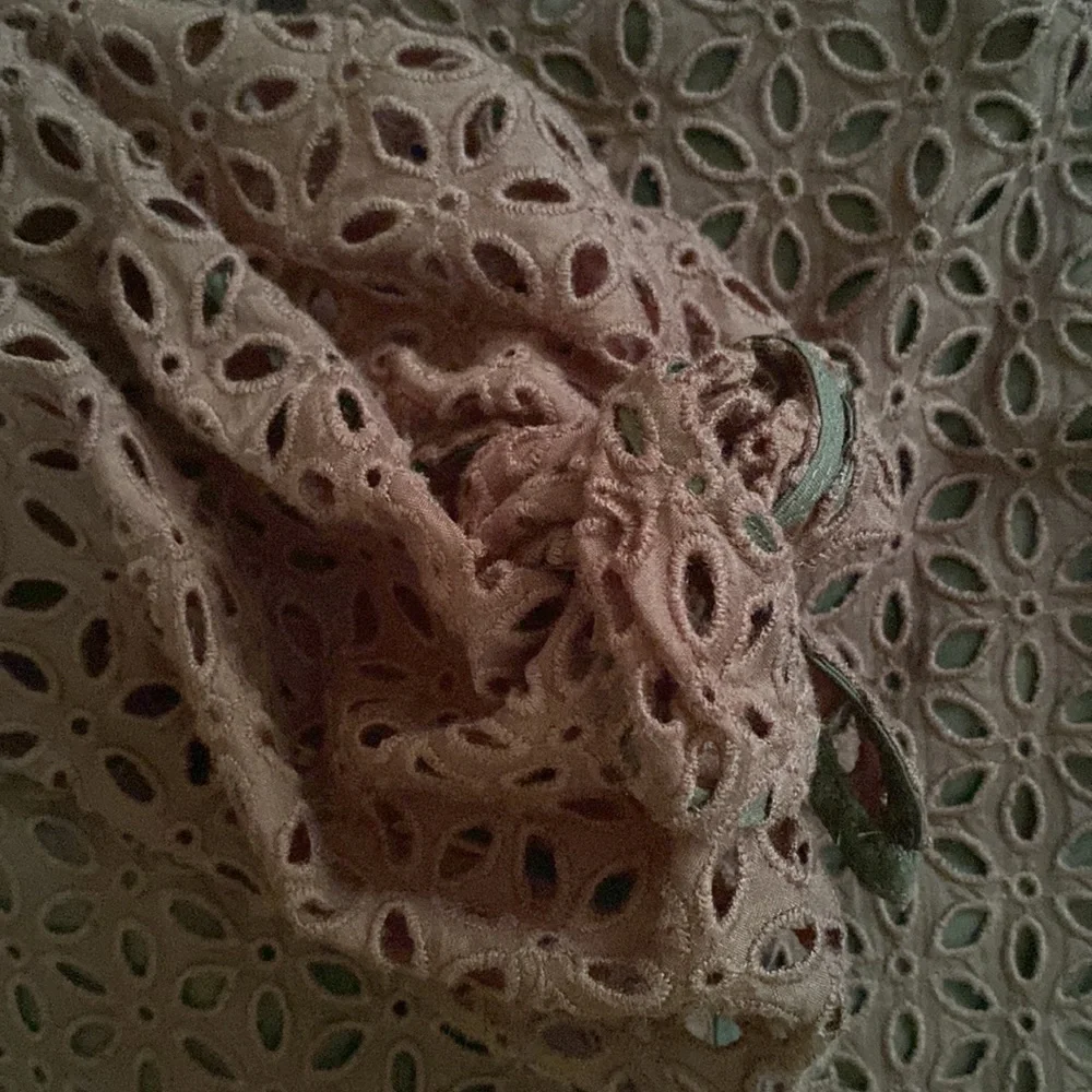 Tibi Eyelet Off Shoulder Top Size 12 Antonina - Picture 4 of 6